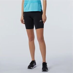 New Balance Impact Run Fitted Short 8" Inseam Black